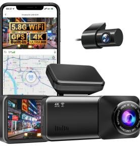 4k Dash Cam Front and Rear